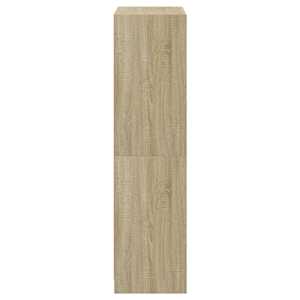 Highboard s dvířky dub sonoma 68 x 37 x 142 cm kompozitní dřevo - obrázek 8