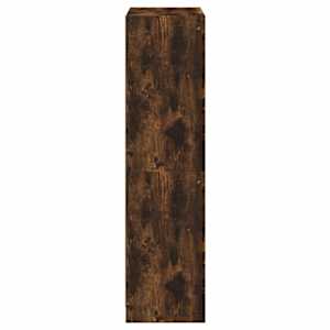 Highboard s dvířky kouřový dub 68x37x142 cm kompozitní dřevo - obrázek 8