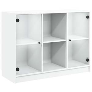 Příborník bílý 102 x 37 x 75,5 cm kompozitní dřevo - obrázek 2