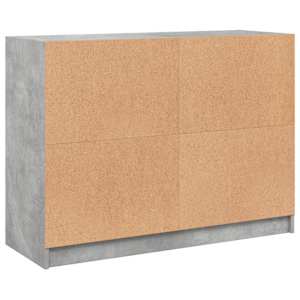 Příborník betonově šedý 102 x 37 x 75,5 cm kompozitní dřevo - obrázek 8