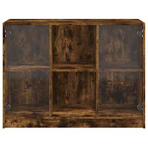 Příborník kouřový dub 102 x 37 x 75,5 cm kompozitní dřevo - obrázek 6