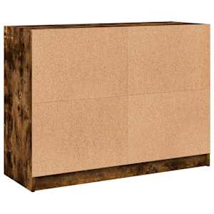 Příborník kouřový dub 102 x 37 x 75,5 cm kompozitní dřevo - obrázek 8
