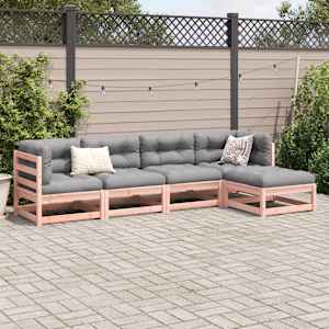 Vrtna sedežna garnitura 5-delna trden les douglas - slika 3