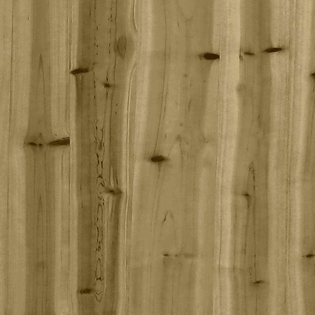 Zestaw wypoczynkowy ogrodowy Rustykalna Oaza 6 elementów, drewno sosnowe, brązowy