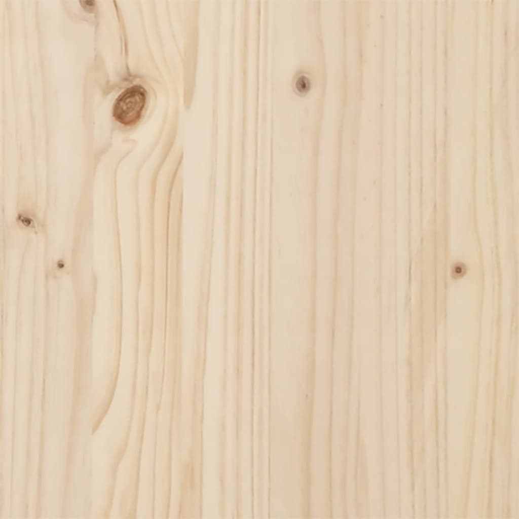 Meble Ogrodowe Modułowe 9-el. Lite Drewno Antracyt 70x70x67 cm