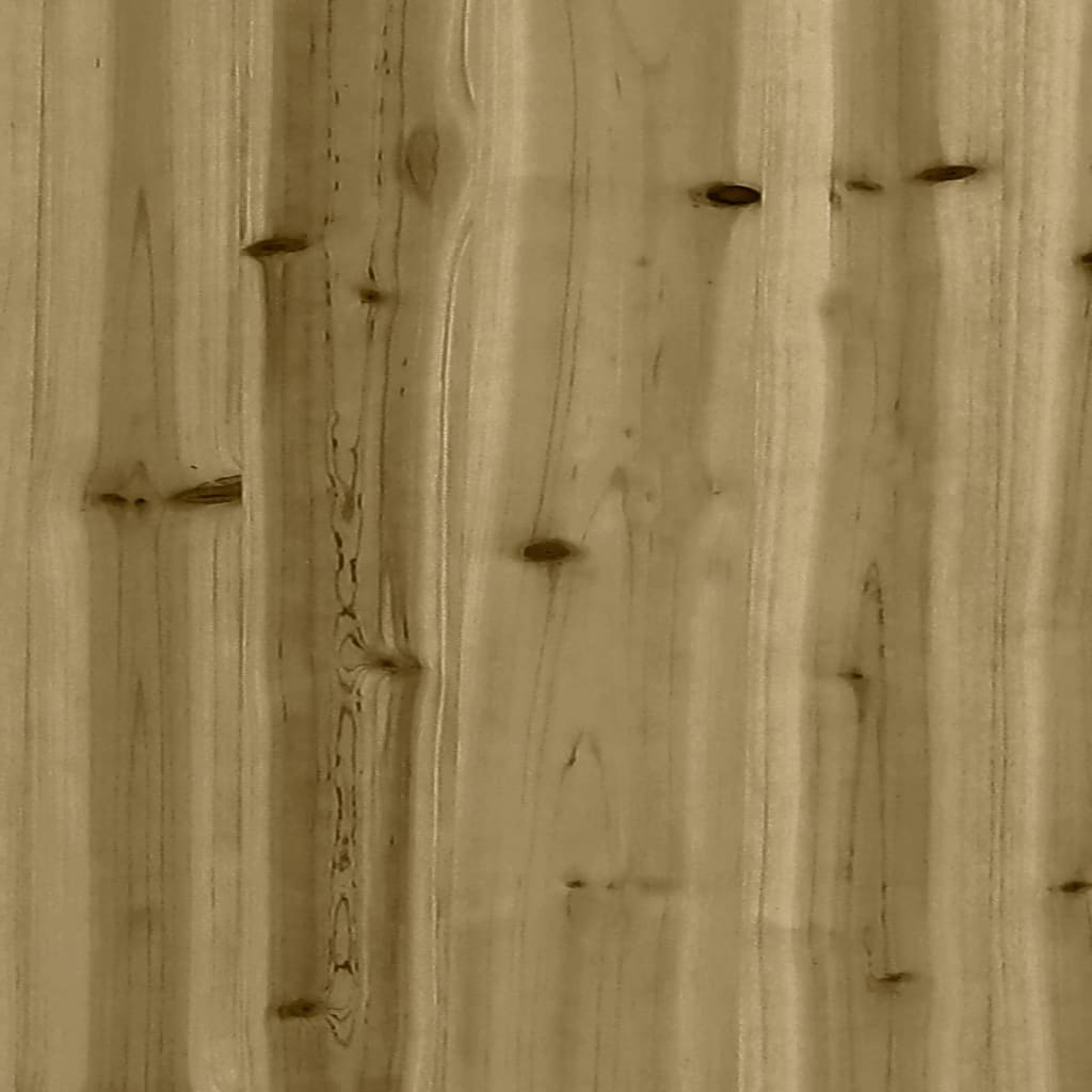 Zestaw Mebli Ogrodowych Modularny Solidne Drewno Sosnowe 75x75x63,5 cm, Antracytowy