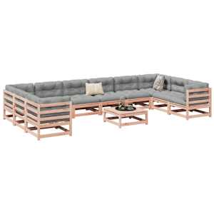 Vrtna sedežna garnitura 11-delna trden les douglas