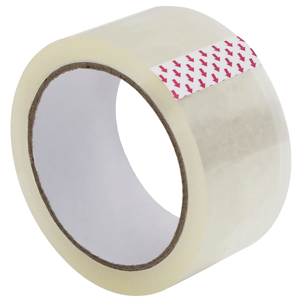vidaXL Verpakkingstapes 12 st 48 mmx66 m transparant afbeelding