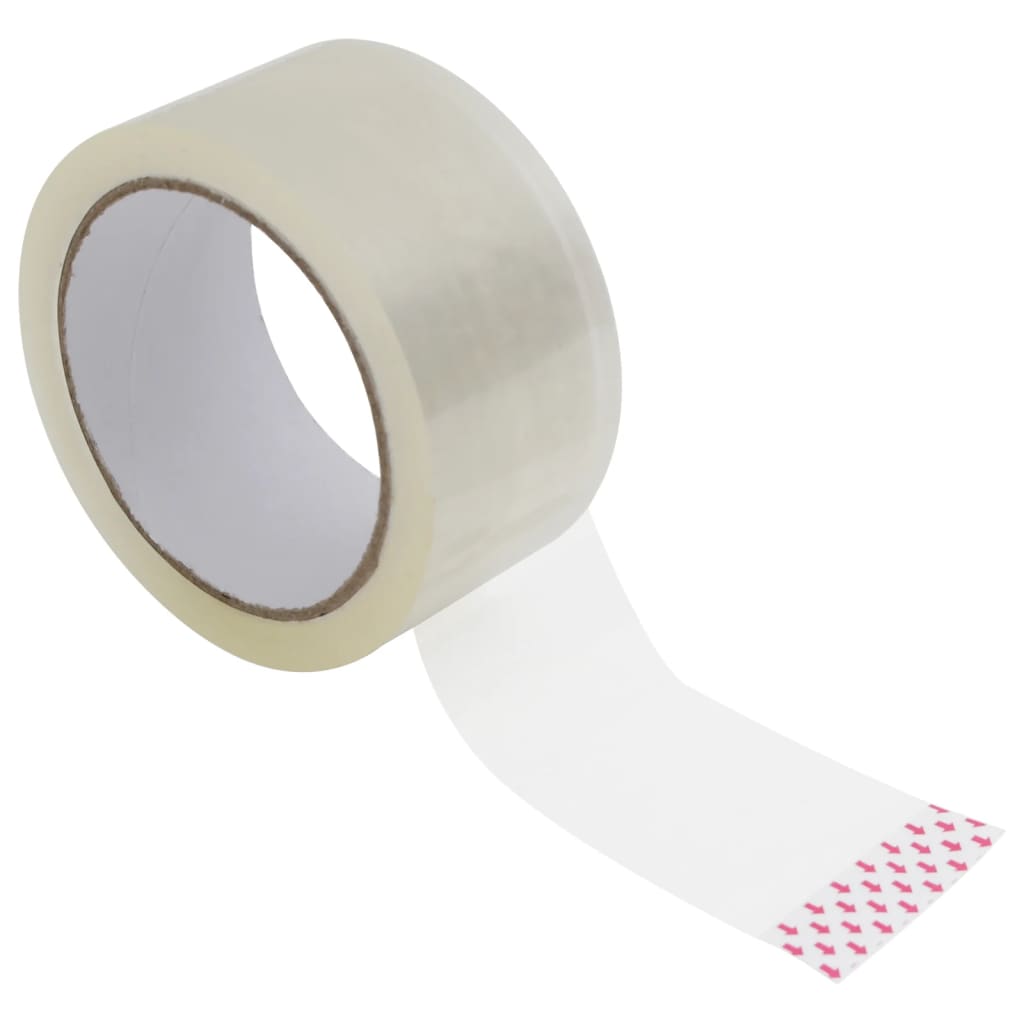 Thumbnail - vidaXL Paketklebeband 12 Stk. Transparent 48 mm x 66 m