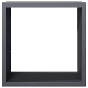 Stojan na palivové dřevo antracitový 100 x 40 x 100 cm ocel - obrázek 4