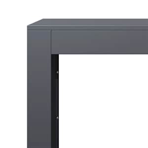 Stojan na palivové dřevo antracitový 100 x 40 x 100 cm ocel - obrázek 7