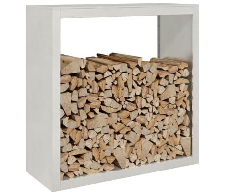 vidaXL Firewood Rack 100x40x100 cm Stainless Steel