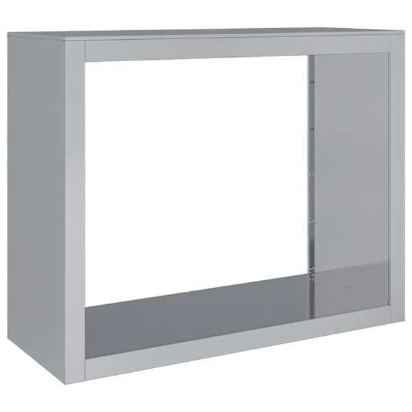 vidaXL k&uuml;ttepuude rest, 100x40x80 cm, tsingitud teras
