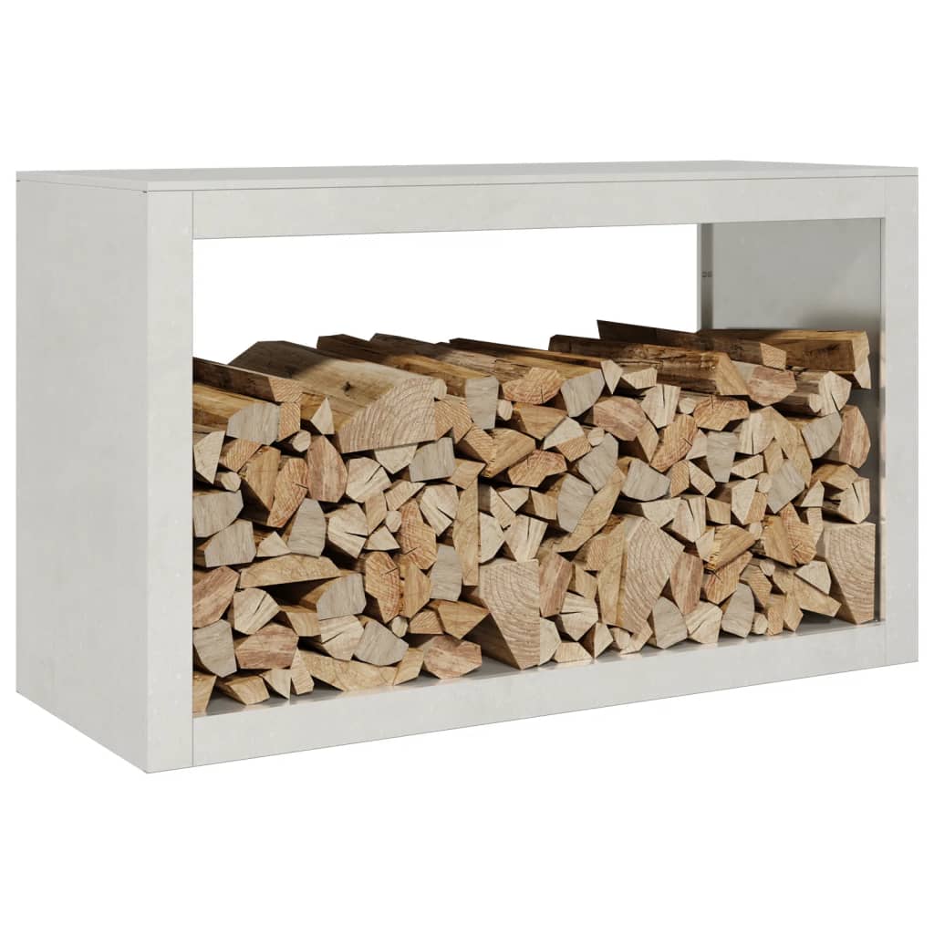vidaXL Regál na krbové drevo 100x40x60 cm, nehrdzavejúca oceľ