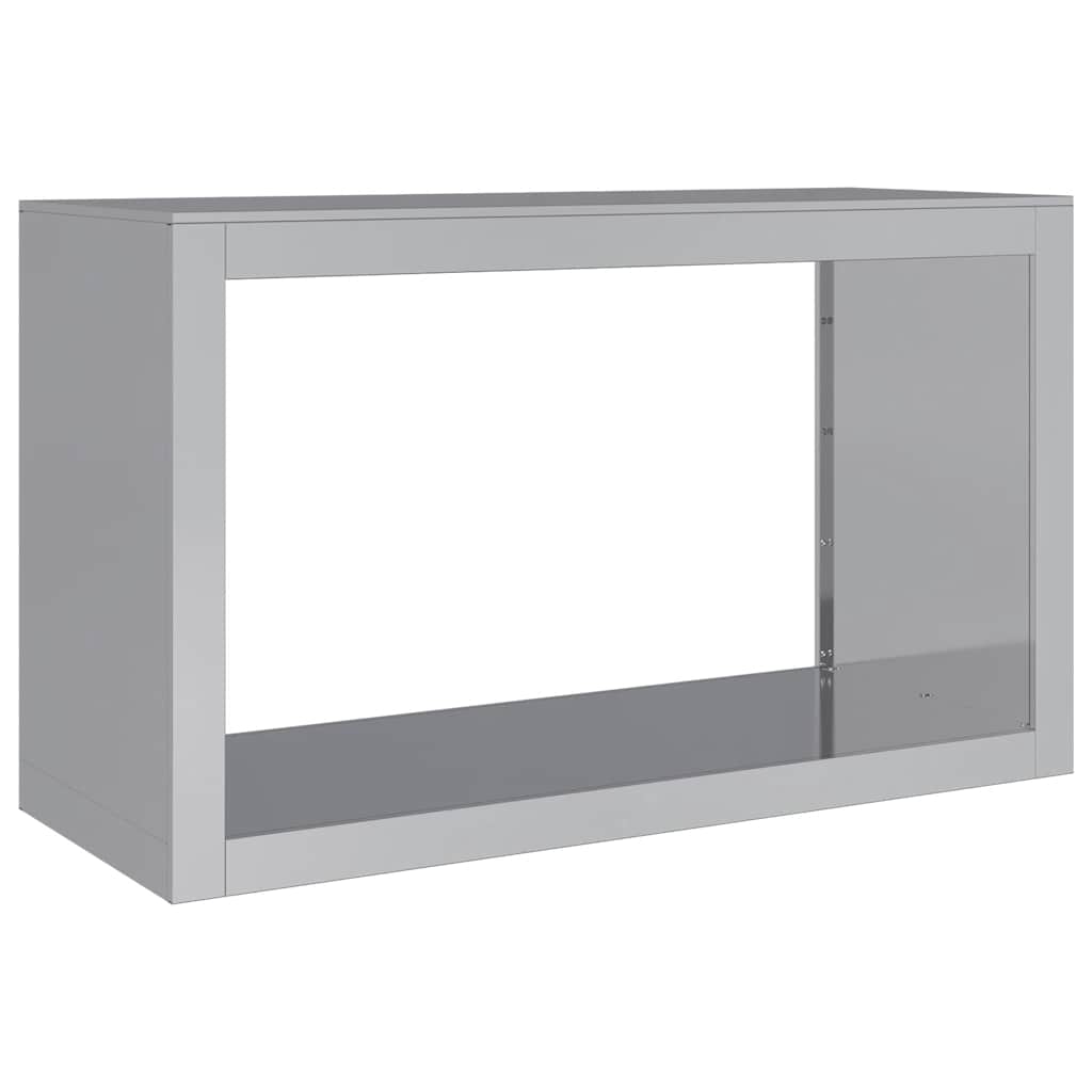 vidaXL Regál na krbové drevo 100x40x60 cm, pozinkovaná oceľ