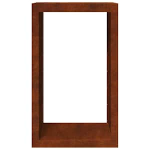 Stojan na palivové dřevo 60x40x100 cm povětrnostně odolná ocel - obrázek 5