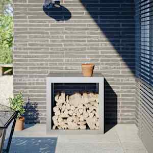 Stojalo za drva 60x40x60 cm pocinkano jeklo