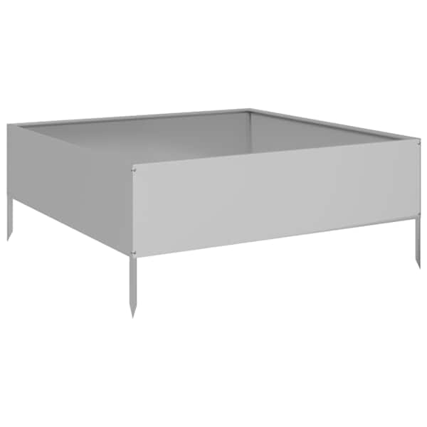 vidaXL taimekast, 100x100x41 cm, tsingitud teras