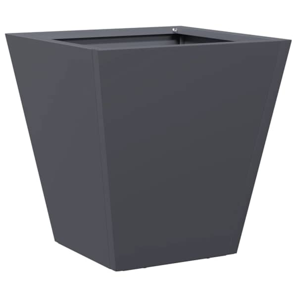 vidaXL aia taimekast, antratsiit, 30x30x30 cm, teras
