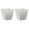 vidaXL aia taimekastid 2 tk, 30x30x30 cm roostevaba teras