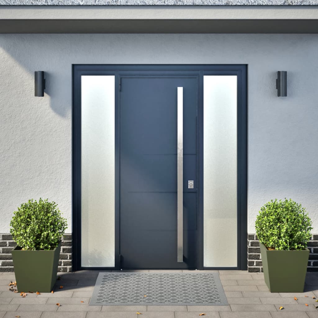 vidaXL Plantenbakken 2 st 40x40x40 cm staal olijfgroen afbeelding
