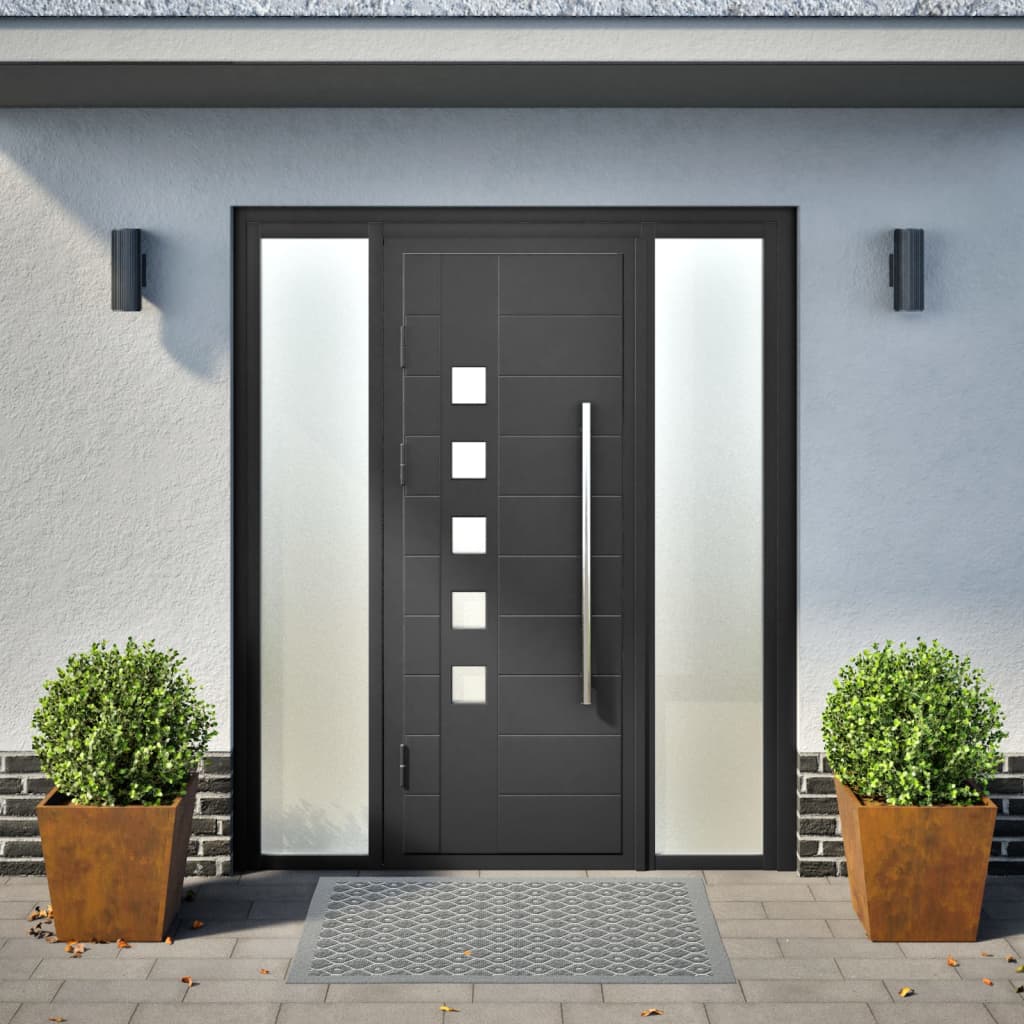 vidaXL Plantenbakken 2 st 40x40x40 cm weervast staal afbeelding