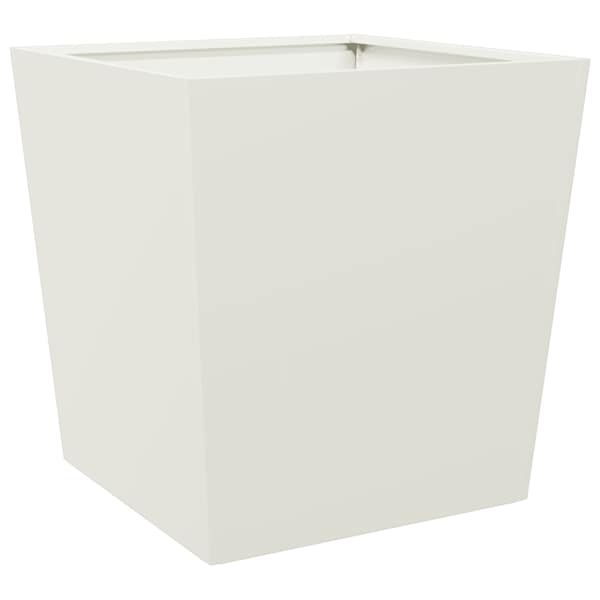 vidaXL aia taimekast, valge, 50 x 50 x 50 cm, teras