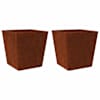 vidaXL Istutusmasinad 2 tk 50x50x50 cm Ilmastikukindel teras