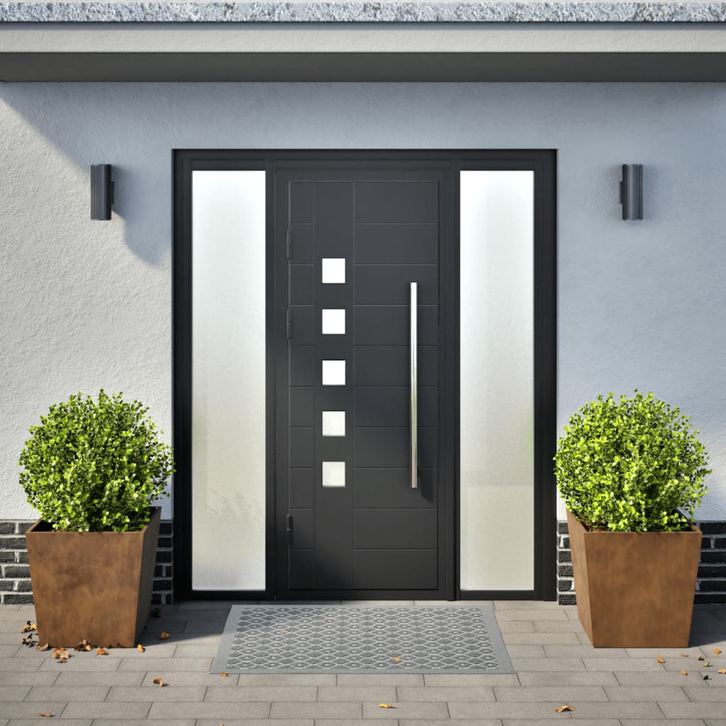 vidaXL Plantenbakken 2 st 50x50x50 cm weervast staal afbeelding
