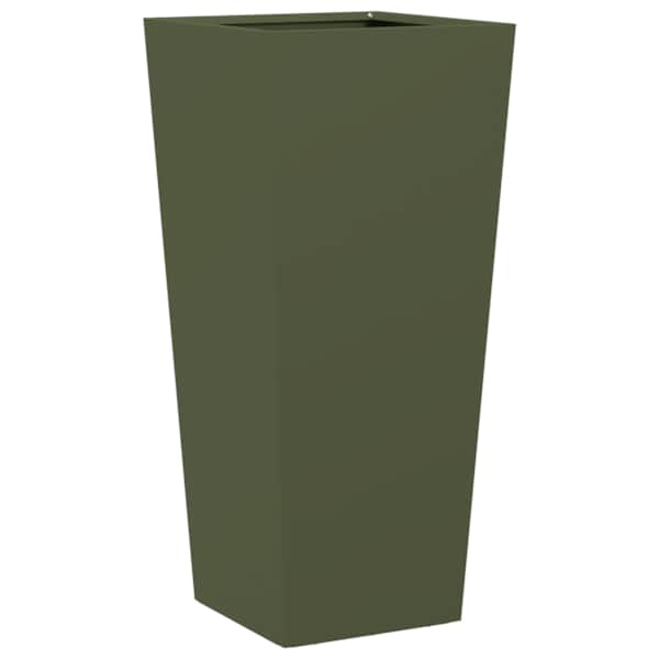 vidaXL aia taimekast, oliiviroheline, 35x35x75 cm, teras