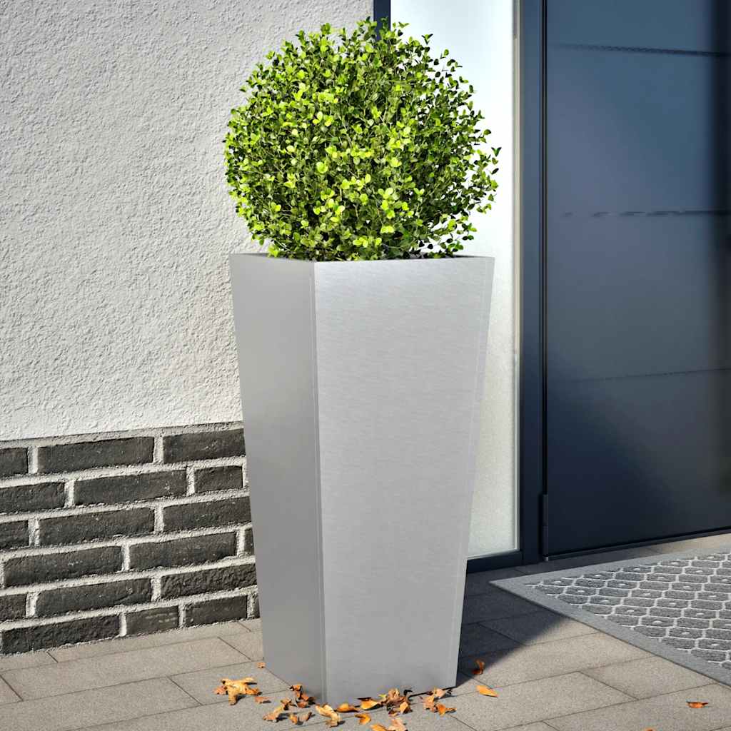 vidaXL plantekrukker 2 stk. 35x35x75 cm galvaniseret stål