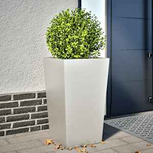 Vrtno korito 45x45x75 cm nerjavno jeklo