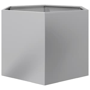 Zahradní truhlík šestihranný 69 x 60 x 45 cm pozinkovaná ocel - obrázek 5