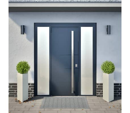 vidaXL Pflanzk&uuml;bel 2 Stk. Wei&szlig; Dreieckig 30x26x75 cm Stahl