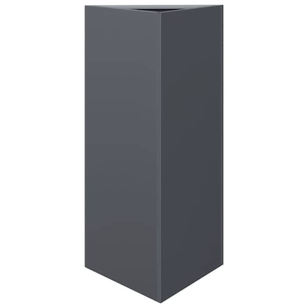 vidaXL aia taimekast, antratsiit, kolmnurk, 40x34,5x75 cm, teras