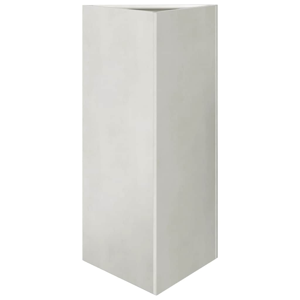 vidaXL Záhradný kvetináč trojuholník 40x34,5x75 cm nehrdzavejúca oceľ