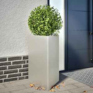 Vrtno korito trikotnik 50x43x75 cm nerjavno jeklo