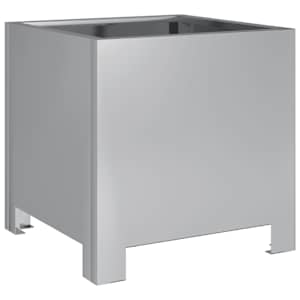 vidaXL aia taimekast, 30x30x30 cm, tsingitud teras