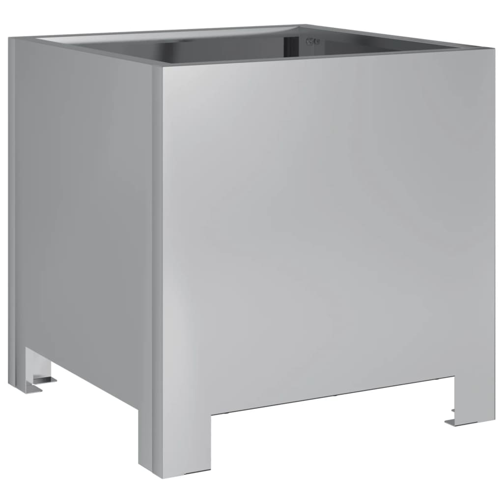 vidaXL Záhradný kvetináč 30x30x30 cm, pozinkovaná oceľ