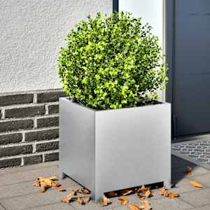 Vrtno korito 40x40x40 cm pocinkano jeklo