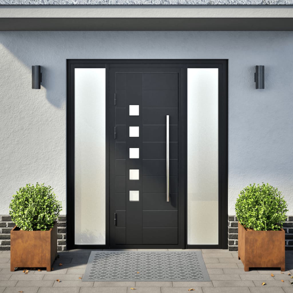 vidaXL Plantenbakken 2 st 40x40x40 cm weervast staal afbeelding