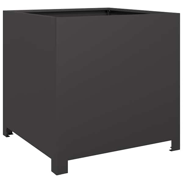 vidaXL aia taimekast, must, 50 x 50 x 50 cm, teras