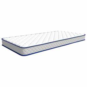 vidaXL Memoryskummadrass vit 100x200x17 cm mjuk