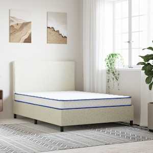 Vzmetnica s spominsko peno bela 140x190x17 cm mehka