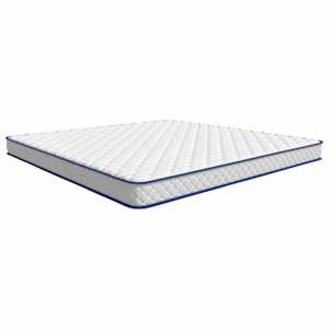 vidaXL Memoryskummadrass vit 200x200x17 cm mjuk
