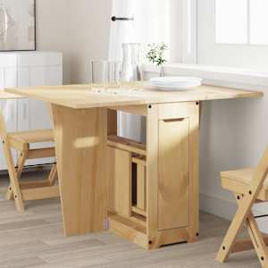 Jedilna miza Corona voščeno rjava trdna borovina