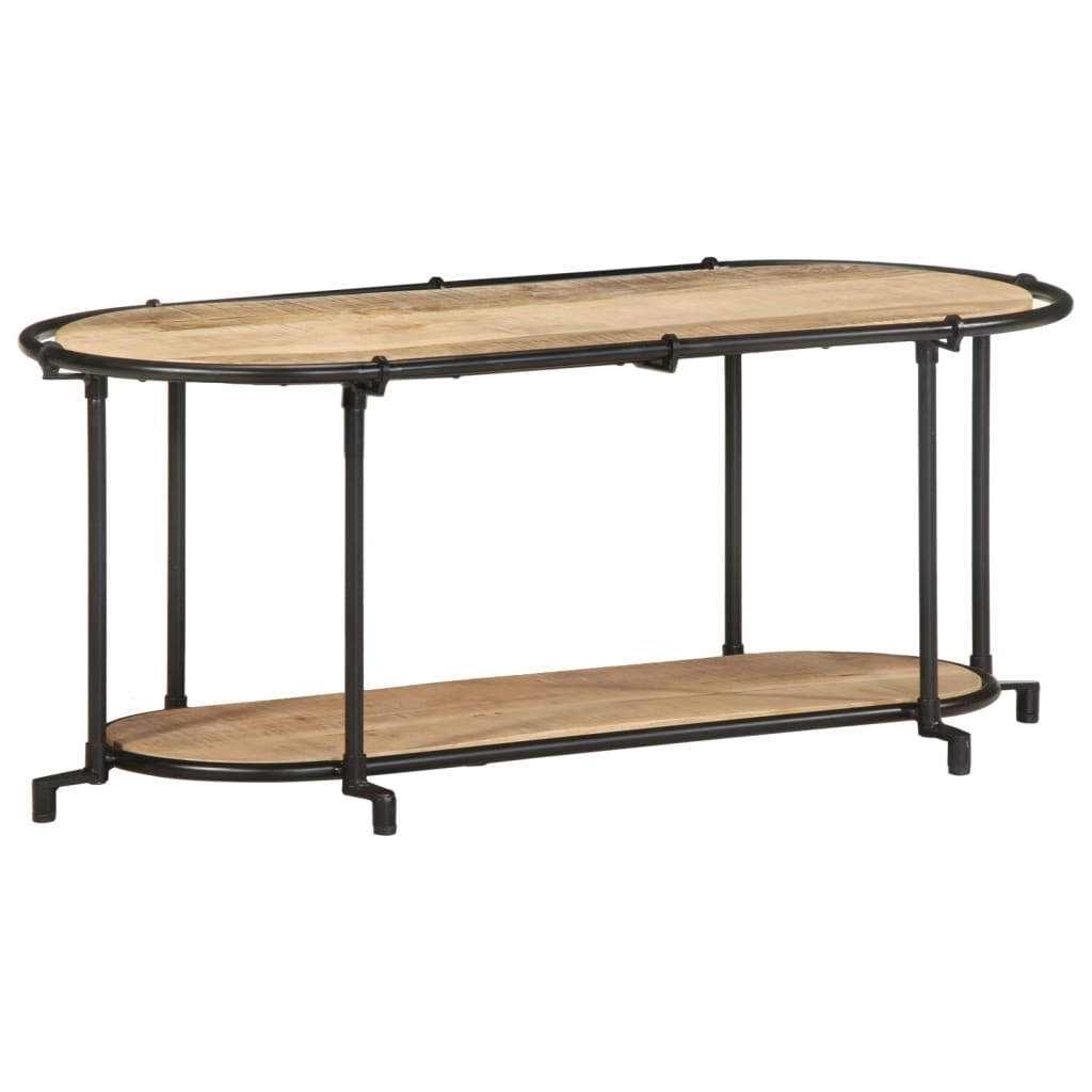 Thumbnail - vidaXL TV-Regal 100x42x40 cm Raues Mangoholz