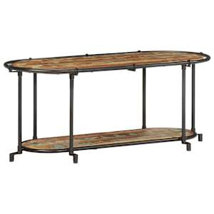 TV stolek 100 x 42 x 40 cm masivní recyklované dřevo - obrázek 2