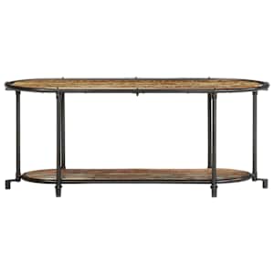 TV stolek 100 x 42 x 40 cm masivní recyklované dřevo - obrázek 4