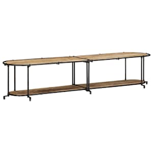 TV stolek 200 x 42 x 40 cm masivní hrubé mangovníkové dřevo - obrázek 2